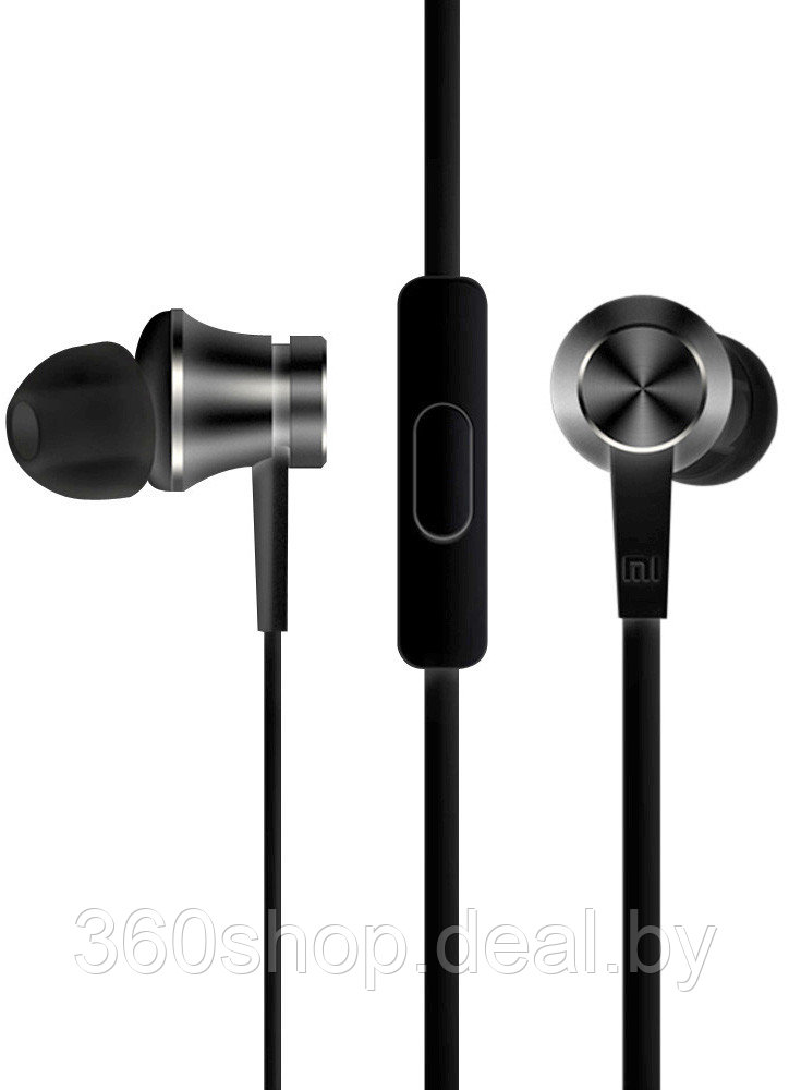 Наушники Xiaomi Mi In-Ear Headphones Basic (HSEJ03JY) (черный) - фото 1 - id-p203870855