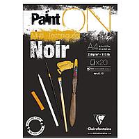 Блок-склейка "Paint'On" Noir, А4, 250 г/м2, 20 листов