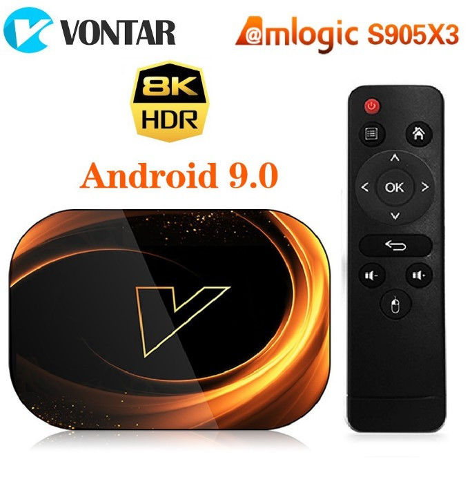 Смарт ТВ приставка VONTAR X3 S905X3 4G + 32G TV Box андроид - фото 2 - id-p203871446