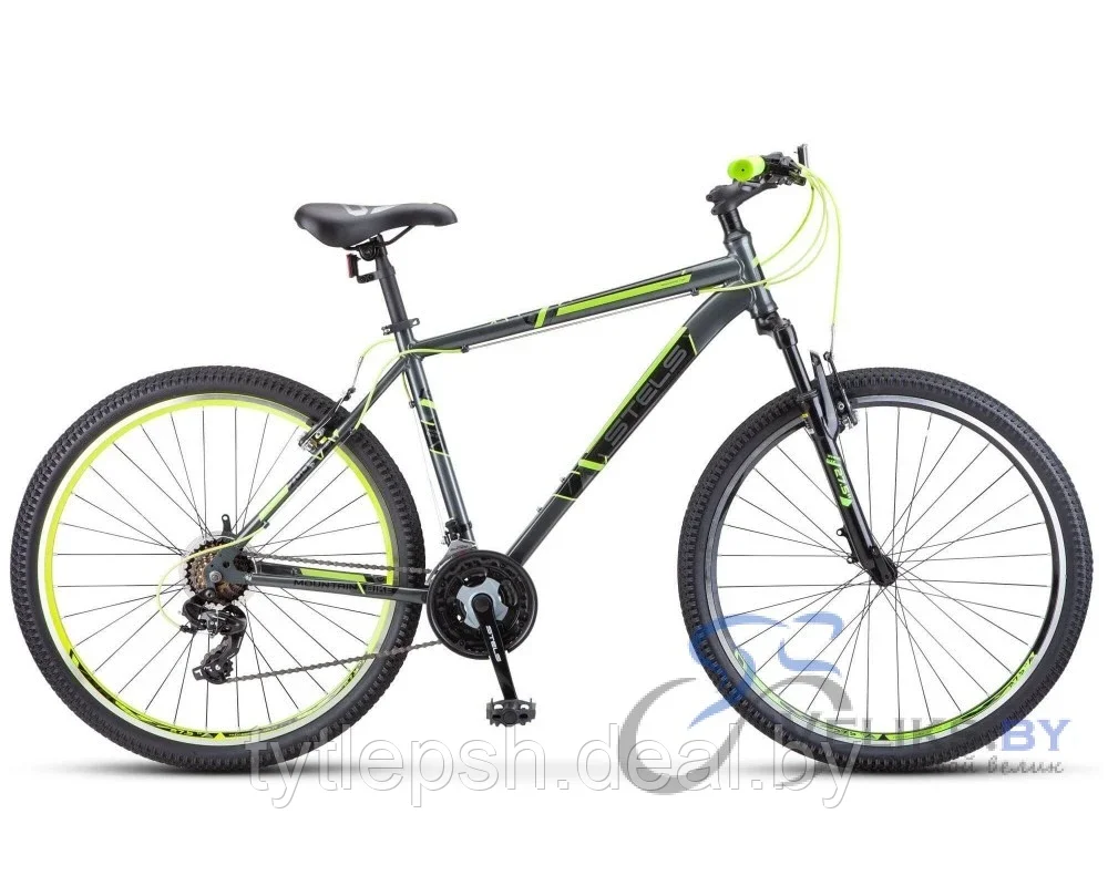 Велосипед Stels Navigator 900 V 29 F020 (21, серый/желтый, 2022) - фото 1 - id-p203872619