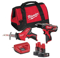 Набор инструментов Milwaukee M12 ВPP2В-402В