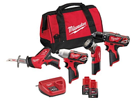 Набор инструментов Milwaukee M12 ВPP4А-202B