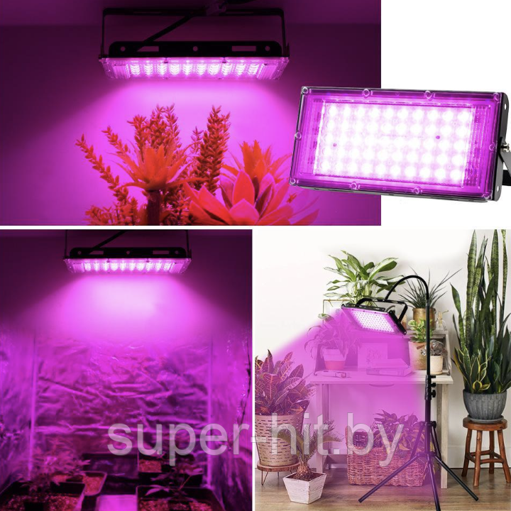 Фитолампа прожектор светодиодный для растений 100 Вт - фото 6 - id-p203882409