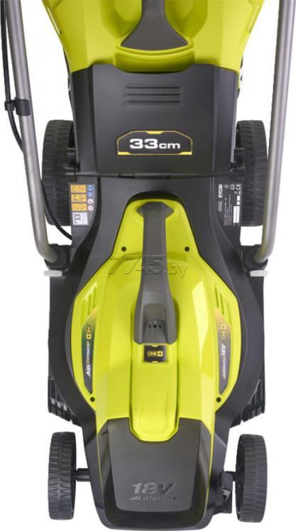 Газонокосилка аккумуляторная RYOBI ONE+ OLM1833B (5133004305) - фото 3 - id-p203896019