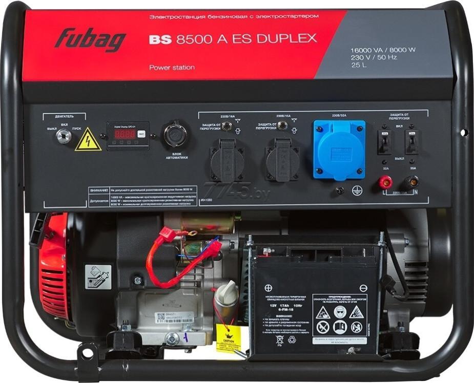 Генератор бензиновый FUBAG BS 8500 A ES Duplex (641089) - фото 3 - id-p203896048