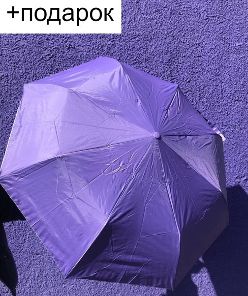 Зонт женский складной полуавтомат, 8 спиц +подарок - фото 1 - id-p203896515