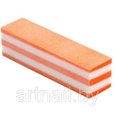 Блок Irisk четырехсторонний шлифовальный Пастила (03 Оранжевый) - фото 1 - id-p203896843