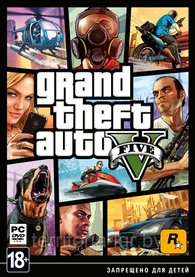 GTA 5 / Grand Theft Auto V (Копия лицензии) PC - фото 1 - id-p203897140