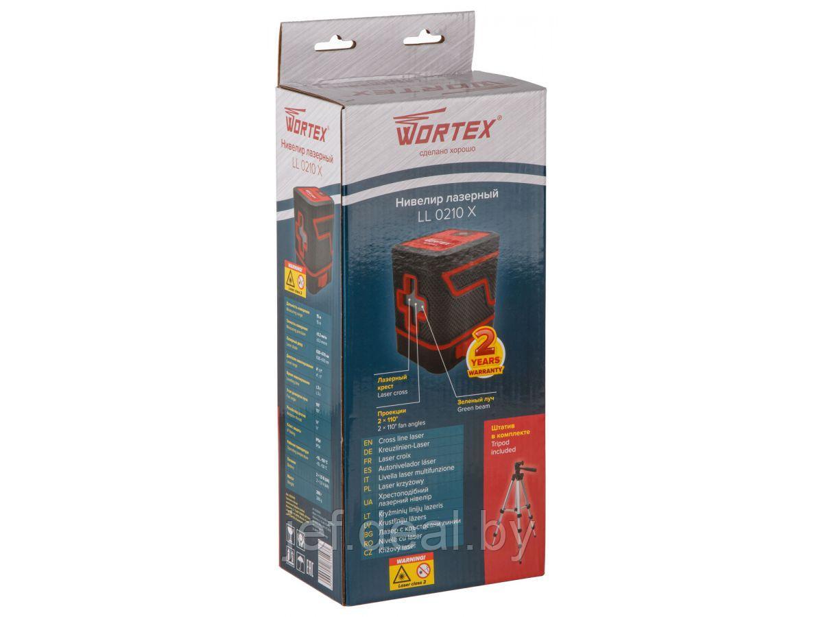 Нивелир лазерный LL 0210 X со штативом в коробке WORTEX 323143 - фото 7 - id-p192701530