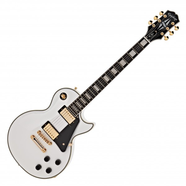 Электрогитара Epiphone Les Paul Custom AW Alpine White - фото 2 - id-p203897276