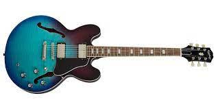 Электрогитара Epiphone ES335 Figured BBB Blueberry Burst - фото 3 - id-p203898383