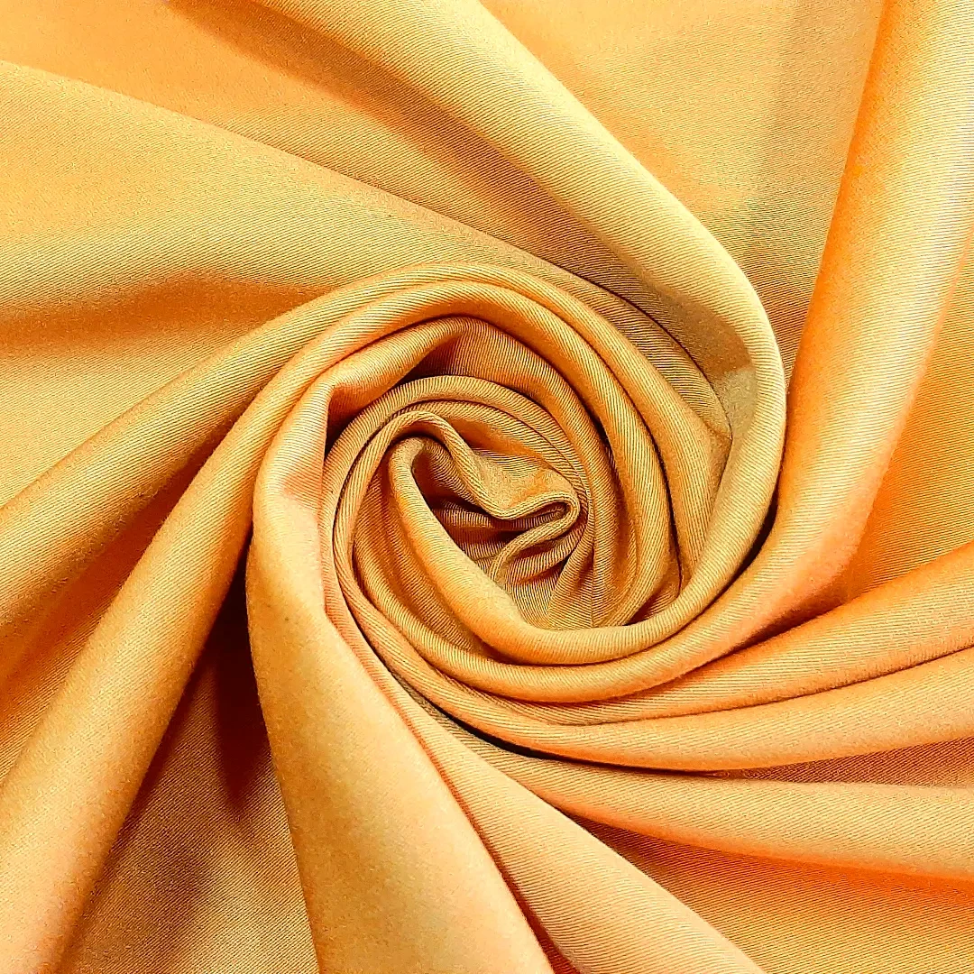 Ткань костюмная (на дублерине) цвет горчичный