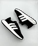 Кроссовки мужские Adidas  Retropy E5 повседневные/ демисезонные/черно-белые, фото 2