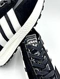Кроссовки мужские Adidas  Retropy E5 повседневные/ демисезонные/черно-белые, фото 4