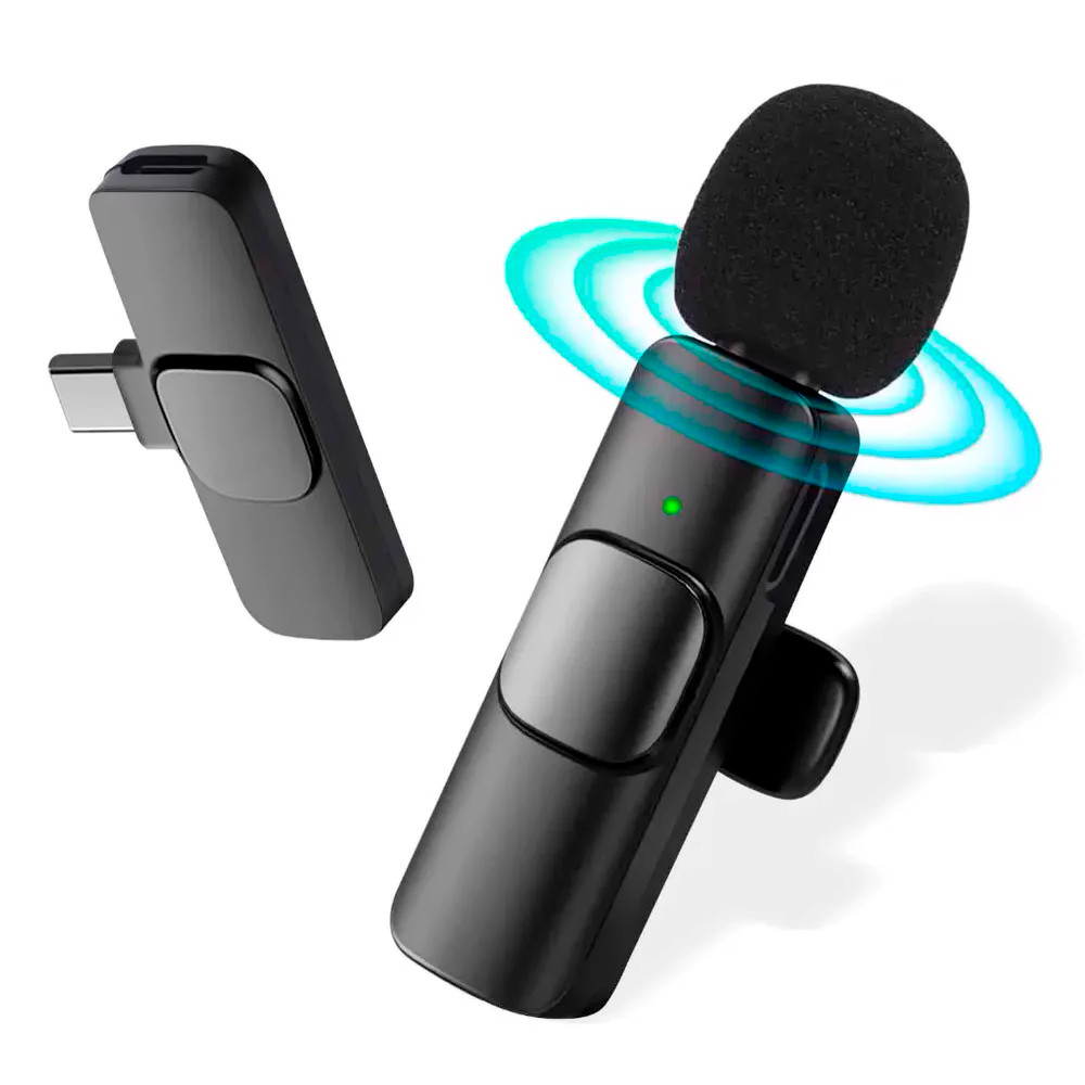 Беспроводной петличный микрофон для IOS Wireless Microphone K8 - фото 1 - id-p182147178