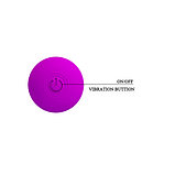 Перезаряжаемая вибропуля с 12 функциями вибрации розовая, фото 5