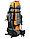 Рюкзак туристический Турлан Алтай-100 л оранжевый/серый/черный, фото 4