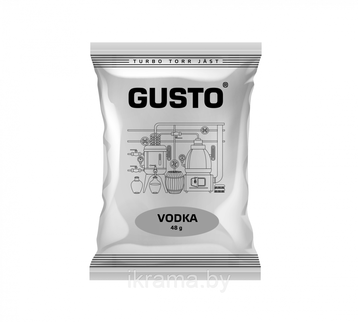 Спиртовые турбо дрожжи GUSTO Vodka, 48 г - фото 1 - id-p121055704