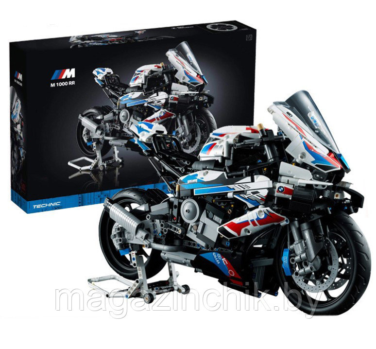 Конструктор Мотоцикл BMW M 1000 RR Техник King 86010, 1920 дет.