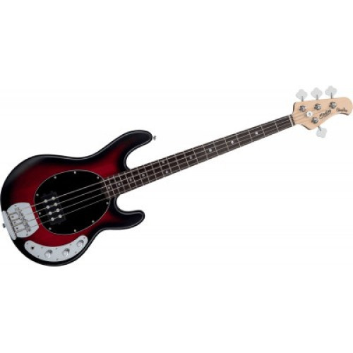 Бас-гитара Sterling by Music Man StingRay Ray4 Ruby Redburst Satin electric bass - фото 2 - id-p203904131