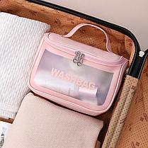 Дорожная косметичка органайзер водонепроницаемая Washbag, фото 2