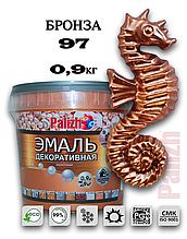 Эмаль акриловая декоративная Palizh БРОНЗА №97 (900 гр)