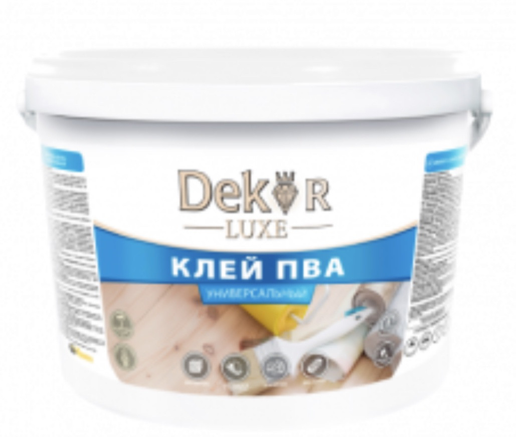 Клей ПВА DEKOR универсальный 0,9 кг.