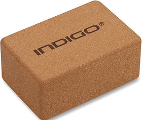 Блок для йоги Indigo IN291 (коричневый)