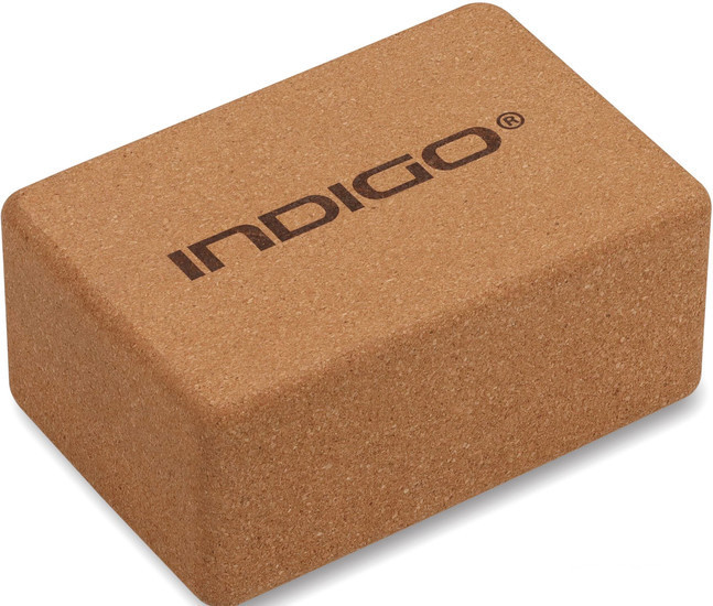 Блок для йоги Indigo IN291 (коричневый) - фото 1 - id-p202585959