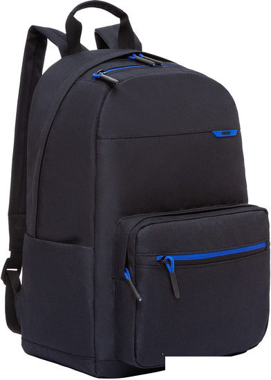 Школьный рюкзак Grizzly RQL-118-31 (черный/синий) - фото 1 - id-p202586311