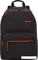 Школьный рюкзак Grizzly RQL-118-31 (черный/красный)