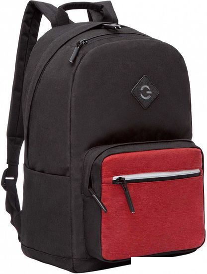 Городской рюкзак Grizzly RQL-218-2 (черный/красный) - фото 1 - id-p202586647
