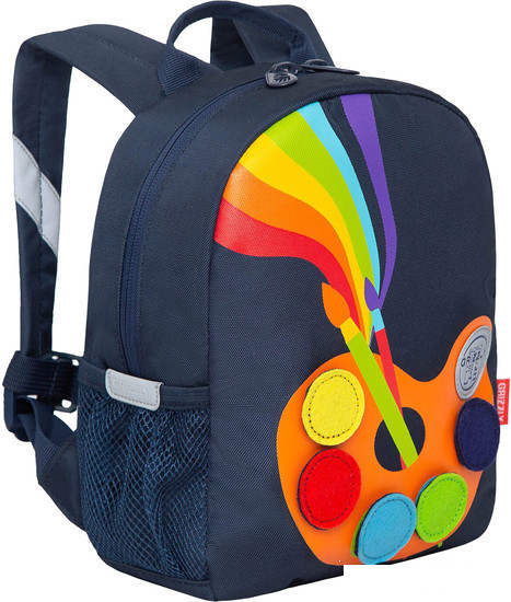 Школьный рюкзак Grizzly RS-374-2 (синий) - фото 1 - id-p202586871