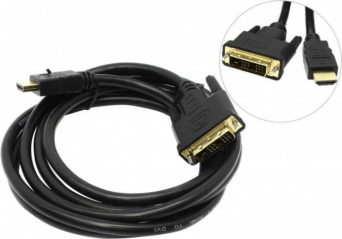 Telecom CG480G-2m Кабель HDMI to DVI-D Single Link (19M -19M) 2м - фото 1 - id-p203906781