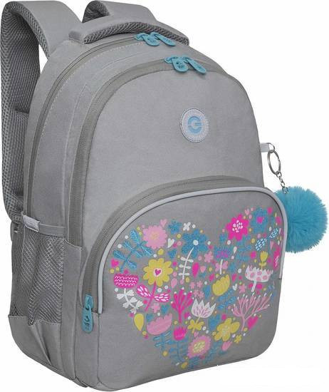 Школьный рюкзак Grizzly RG-360-7 (серый) - фото 1 - id-p202587181