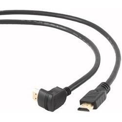 Bion Кабель HDMI [BXP-CC-HDMI490-018] 1.8м, v1.4, 19M/19M, угловой разъем,черный, позол.раз., экран - фото 1 - id-p203915094