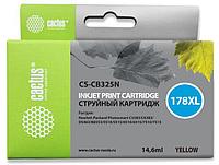 Cactus CB325 (CS-CB325N(CS-CB325)) Картридж №178XL для HP PS B8553/C5383/C6383/D5463 (жёлтый)