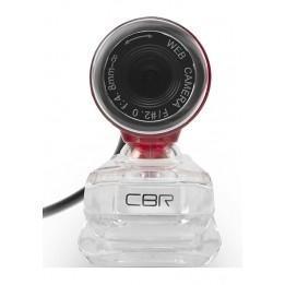 CBR CW 830M Red, Веб-камера с матрицей 0,3 МП, разрешение видео 640х480, USB 2.0, встроенный микрофон, ручная
