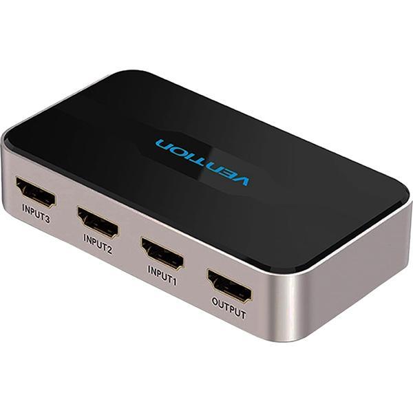 Переключатель (switch) 3x1 Vention HDMI v1.4 - фото 1 - id-p203915207