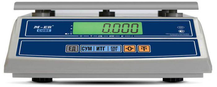 Весы фасов. Mertech M-ER 326AF-15.2 LCD белый (3053) - фото 2 - id-p203767216