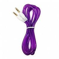 Кабель аудио CBR 3.5 jack Super Link / Human Friends (Shine) Purple, 1,5 м.