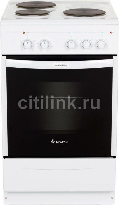 Электрическая плита GEFEST ЭП Н Д 5140 0031, эмаль, без крышки, белый