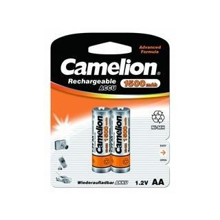 Camelion AA-1500mAh Ni-Mh BL-2 (NH-AA1500BP2, аккумулятор,1.2В) (2 шт. в уп-ке) - фото 1 - id-p203910433