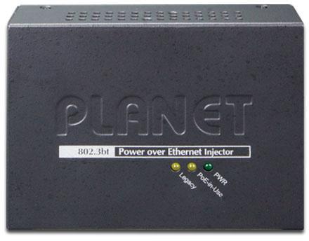 Инжектор PLANET TPOE-171A-60. Single-Port 10/100/1000Mbps 802.3bt Ultra PoE Injector (60 Watts, Legacy mode - фото 1 - id-p203911443