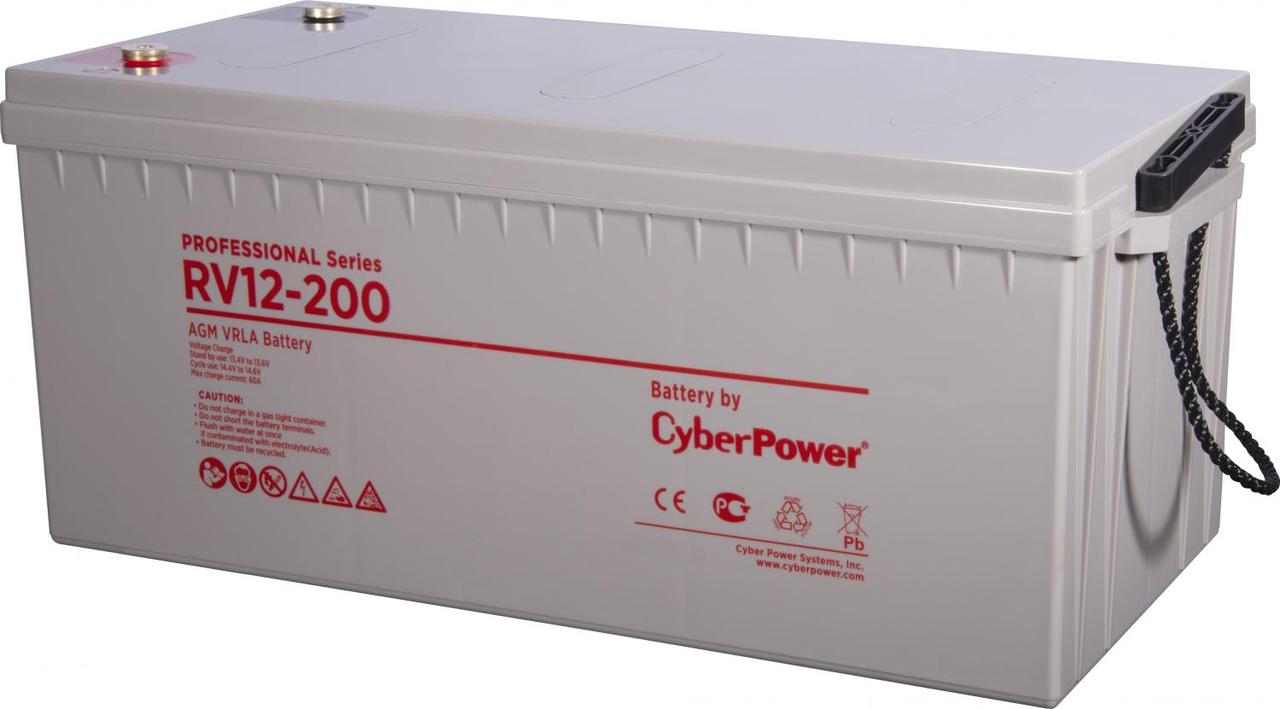 Аккумуляторная батарея PS CyberPower RV 12-200 / 12 В 200 Ач Cyberpower - фото 1 - id-p203907243