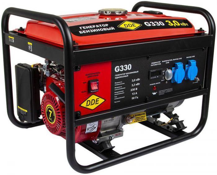 Бензиновый генератор DDE G330, 220 В, 3.3кВт [919-938] - фото 2 - id-p203605647