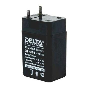 Аккумулятор Delta DT 4003 (4V 0.3Ah) для слаботочных систем - фото 1 - id-p203912514