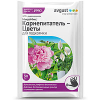 Корнепитатель Цветы Августина для подкормки садовых и комнатных цветов , 50г Avgust Августинв