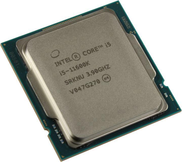 Процессор CPU Intel Core i5-11600K 3.9 GHz/6core/SVGA UHD Graphics 750/3+12Mb/125W/8 GT/s LGA1200 - фото 1 - id-p203918543