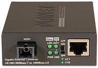 Медиа конвертер PLANE GT-806B60 10/100/1000Base-T to WDM Bi-directional Fiber Converter - 1550nm - 60KM